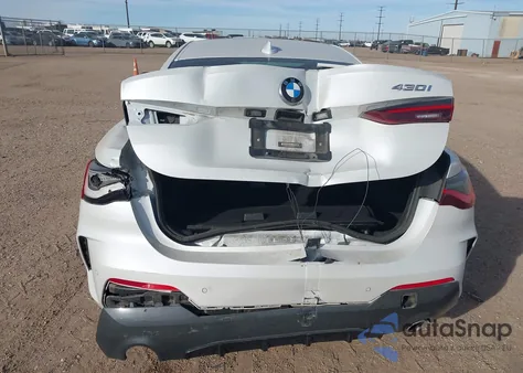 2022 BMW 430I z USA, uszkodzony, nr VIN WBA53AP05NCH80317